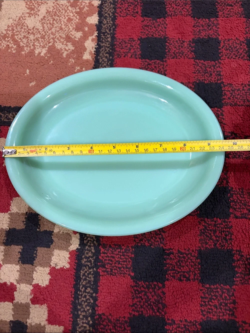 Vintage Fire King jadeite platter